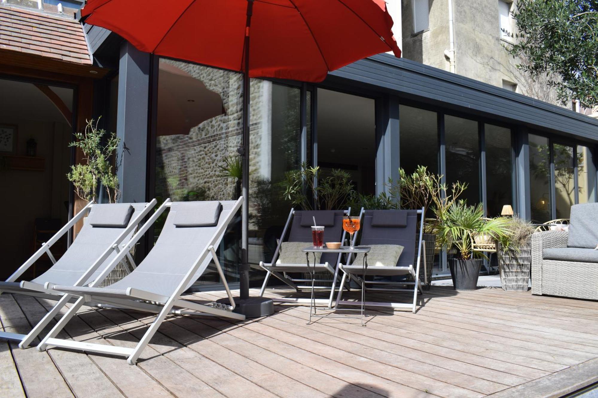 Le Trophee Boutique Hotel Spa- La Loggia Appart'Hotel Deauville Kültér fotó